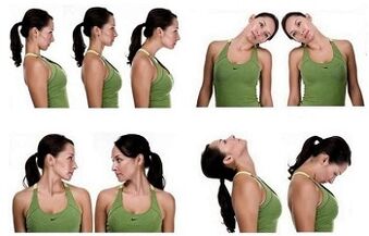 Ejercicios médicos para la osteocondrosis cervical