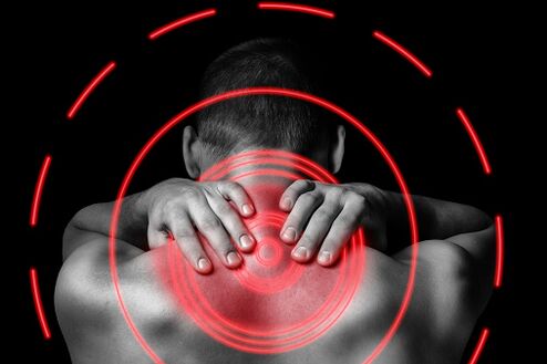 osteocondrosis cervical en un hombre
